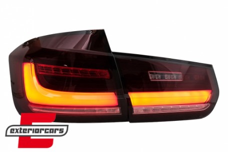 Full LED stražnja svjetla SEQ žmigavci (crvena/kristal) / BMW serije 3 F30 (2011-2019), LDBMJ8