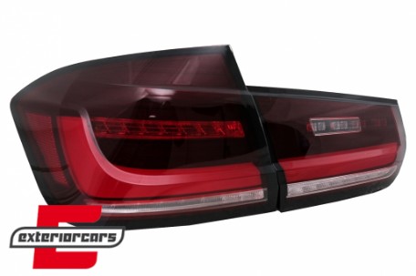 Full LED stražnja svjetla SEQ žmigavci (crvena/kristal) / BMW serije 3 F30 (2011-2019), LDBMJ8