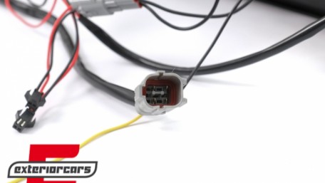 Full LED stražnja svjetla SEQ žmigavci (crvena/kristal) / Dodge Challenger (2008-2014), TLDOGCHA3