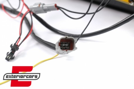 Full LED stražnja svjetla SEQ žmigavci (crvena/kristal) / Dodge Challenger (2008-2014), TLDOGCHA3