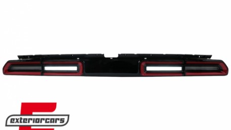 Full LED stražnja svjetla SEQ žmigavci (crvena/kristal) / Dodge Challenger (2008-2014), TLDOGCHA3
