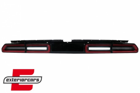 Full LED stražnja svjetla SEQ žmigavci (crvena/kristal) / Dodge Challenger (2008-2014), TLDOGCHA3