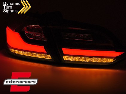 Full LED stražnja svjetla SEQ žmigavci (crvena/kristal) / FORD FIESTA MK7 HATCHBACK (2017-2021), LDFO76