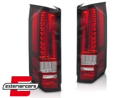 Full LED stražnja svjetla SEQ žmigavci (crvena/kristal) / MAN TGE VW Crafter II (2017-), LDVWU1