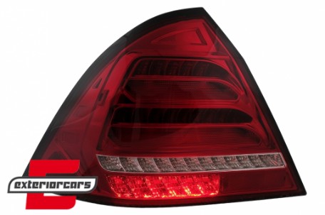 Full LED stražnja svjetla SEQ žmigavci (crvena/kristal) / Mercedes C-klasa W203 (2000-2004) limuzina, LDMED4