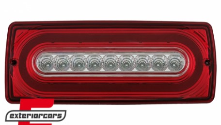 Full LED stražnja svjetla SEQ žmigavci (crvena/kristal) / Mercedes G-klasa W463 (1990-2012), LDMEB6