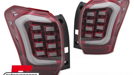 Full LED stražnja svjetla SEQ žmigavci (crvena/kristal) / Subaru Forester IV (2013-2018), LDSU01