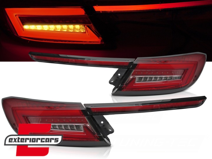 Full LED stražnja svjetla SEQ žmigavci (crvena/kristal) / Toyota GR86 (2021-), LDTO23