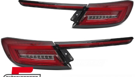 Full LED stražnja svjetla SEQ žmigavci (crvena/kristal) / Toyota GR86 (2021-), LDTO23