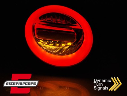 Full LED stražnja svjetla SEQ žmigavci (crvena/kristal) / Volkswagen New Beetle (10.1998-05.2005), LDVWN3