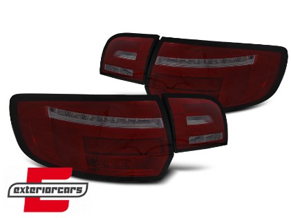 Full LED stražnja svjetla SEQ žmigavci (crvena/smoke) / AUDI A3 Sportback (2003-2008), LDAUH8