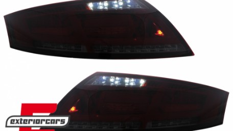 Full LED stražnja svjetla SEQ žmigavci (crvena/smoke) / Audi TT 8J (2006-2014), LDAUD2
