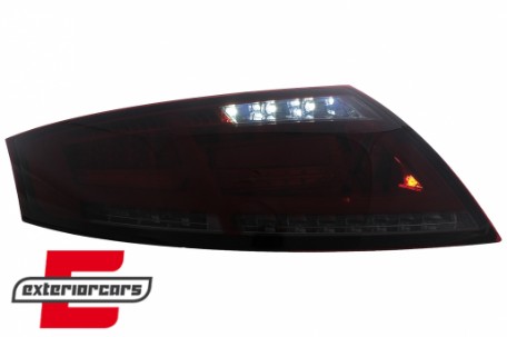Full LED stražnja svjetla SEQ žmigavci (crvena/smoke) / Audi TT 8J (2006-2014), LDAUD2