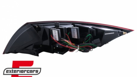 Full LED stražnja svjetla SEQ žmigavci (crvena/smoke) / Audi TT 8J (2006-2014), LDAUD2