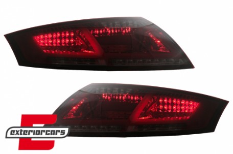 Full LED stražnja svjetla SEQ žmigavci (crvena/smoke) / Audi TT 8J (2006-2014), LDAUD2