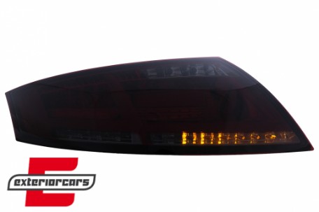 Full LED stražnja svjetla SEQ žmigavci (crvena/smoke) / Audi TT 8J (2006-2014), LDAUD2