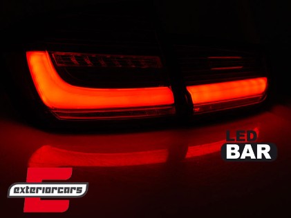 Full LED stražnja svjetla SEQ žmigavci (crvena/smoke) / BMW serije 3 F30 (2011-2019), LDBMJ9