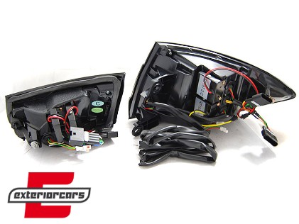 Full LED stražnja svjetla SEQ žmigavci (crvena/smoke) / BMW serije 3 F30 (2011-2019), LDBMJ9