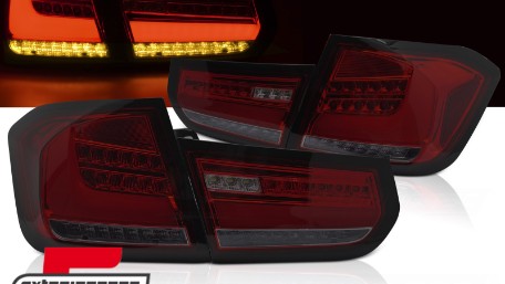 Full LED stražnja svjetla SEQ žmigavci (crvena/smoke) / BMW serije 3 F30 F35 (2011-2014), LDBMJ6