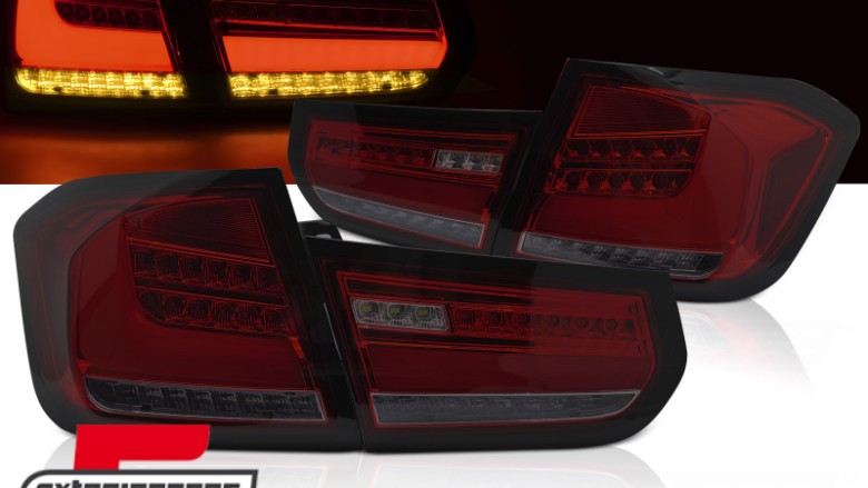 Full LED stražnja svjetla SEQ žmigavci (crvena/smoke) / BMW serije 3 F30 F35 (2011-2014), LDBMJ6