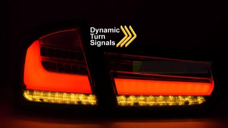 Full LED stražnja svjetla SEQ žmigavci (crvena/smoke) / BMW serije 3 F30 F35 (2011-2014), LDBMJ6