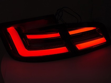 Full LED stražnja svjetla SEQ žmigavci (crvena/smoke) / BMW serije 5 F10 (2010-2013) limuzina, LDBMO8