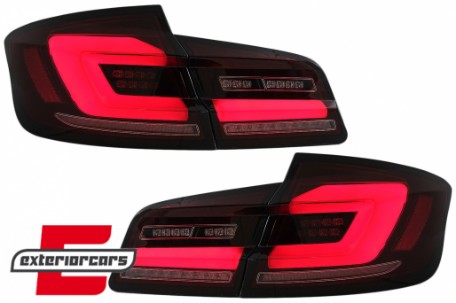 Full LED stražnja svjetla SEQ žmigavci (crvena/smoke) / BMW serije 5 F10 (2010-2017) limuzina, LDBMJ2