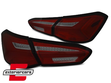 Full LED stražnja svjetla SEQ žmigavci (crvena/smoke) / Ford Focus 4 Hatchback (2018-2021), LDFO72