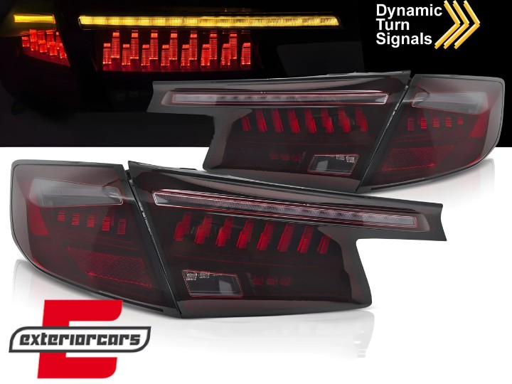 Full LED stražnja svjetla SEQ žmigavci (crvena/smoke) / Honda Civic XI (2021-), LDHO10