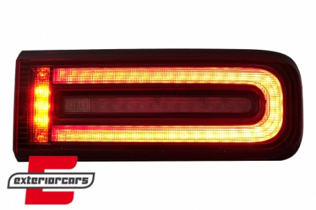 Full LED stražnja svjetla SEQ žmigavci (crvena/smoke) / Mercedes G-klasa W463 Facelift (2018-2024), TLMBW463NLS