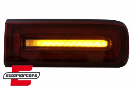 Full LED stražnja svjetla SEQ žmigavci (crvena/smoke) / Mercedes G-klasa W463 Facelift (2018-2024), TLMBW463NLS