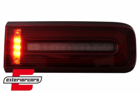 Full LED stražnja svjetla SEQ žmigavci (crvena/smoke) / Mercedes G-klasa W463 Facelift (2018-2024), TLMBW463NLS