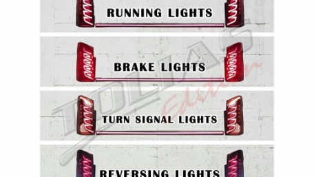 Full LED stražnja svjetla SEQ žmigavci (crvena/smoke) / Mercedes V-klasa W447 (2014-2023), TLMBW447VTL
