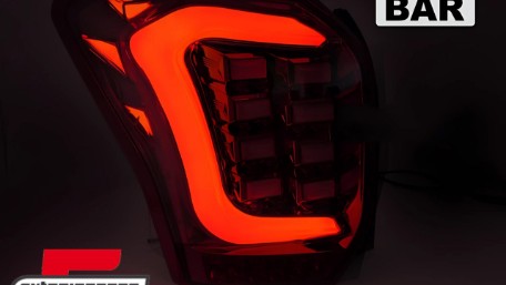 Full LED stražnja svjetla SEQ žmigavci (crvena/smoke) / Subaru Forester IV (2013-2018), LDSU02