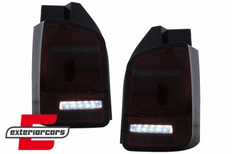 Full LED stražnja svjetla SEQ žmigavci (crvena/smoke) / Volkswagen T5.1 (2010-2015), LDVWO7
