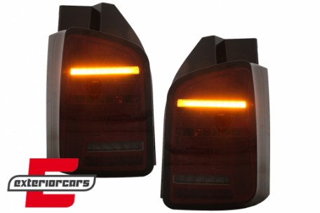 Full LED stražnja svjetla SEQ žmigavci (crvena/smoke) / Volkswagen T5.1 (2010-2015), LDVWO7
