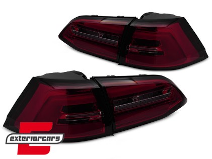 Full LED stražnja svjetla SEQ žmigavci (crvena/smoke) / VW Golf 7.5 Facelift (2017-2020) karavan, LDVWT0