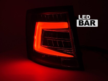 Full LED stražnja svjetla SEQ žmigavci (crveno-bijelo) / Škoda Octavia III karavan (2012-2016), LDSK21