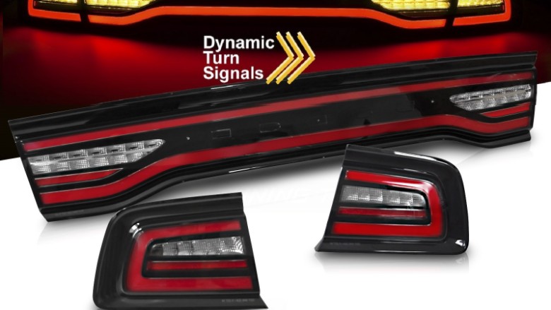 Full LED stražnja svjetla SEQ žmigavci / Dodge Charger (2011-2015), LDDO01