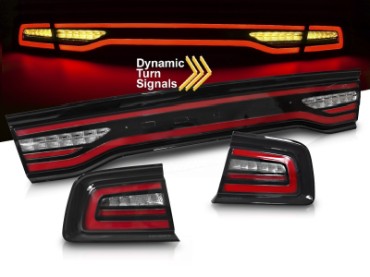 Full LED stražnja svjetla SEQ žmigavci / Dodge Charger (2011-2015), LDDO01