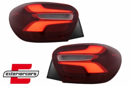 Full LED stražnja svjetla SEQ žmigavci Facelift dizajn (crvena) / Mercedes A-klasa W176 (2013-08.2015), TLMBW176FR