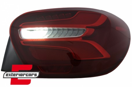 Full LED stražnja svjetla SEQ žmigavci Facelift dizajn (crvena) / Mercedes A-klasa W176 (2013-08.2015), TLMBW176FR