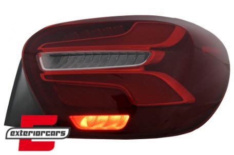Full LED stražnja svjetla SEQ žmigavci Facelift dizajn (crvena) / Mercedes A-klasa W176 (2013-08.2015), TLMBW176FR