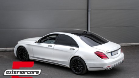 Full LED stražnja svjetla SEQ žmigavci Facelift dizajn (crvena/kristal) / Mercedes S-klasa W222 (2013-2017), TLMBW222F