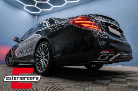 Full LED stražnja svjetla SEQ žmigavci Facelift dizajn (crvena/kristal) / Mercedes S-klasa W222 (2013-2017), TLMBW222F