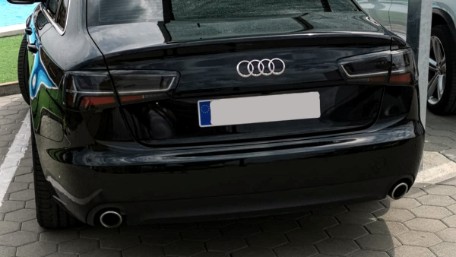 Full LED stražnja svjetla SEQ žmigavci Facelift dizajn (smoke) / Audi A6 4G C7 limuzina (2011-2014), LDAUG1