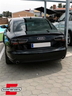 Full LED stražnja svjetla SEQ žmigavci Facelift dizajn (smoke) / Audi A6 4G C7 limuzina (2011-2014), LDAUG1