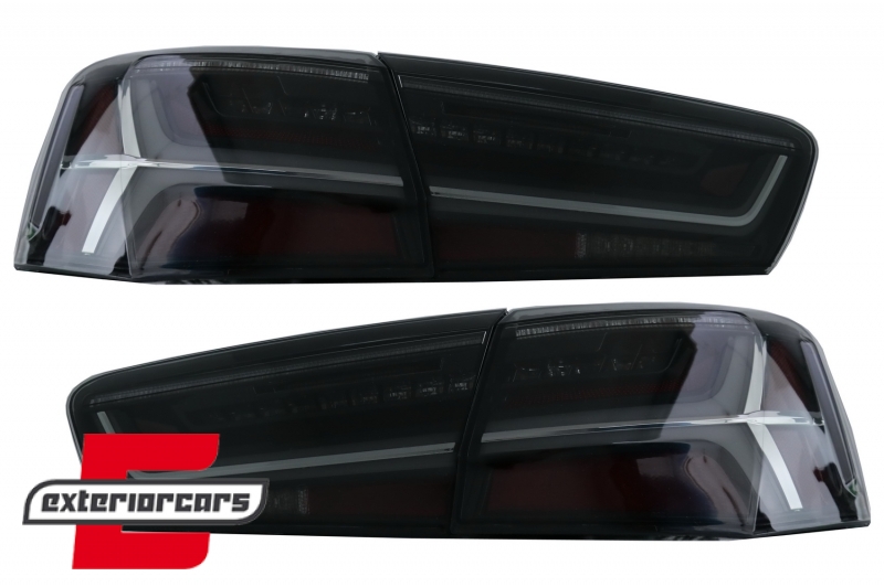 Full LED stražnja svjetla SEQ žmigavci Facelift dizajn (smoke) / Audi A6 4G C7 limuzina (2011-2014), LDAUG1