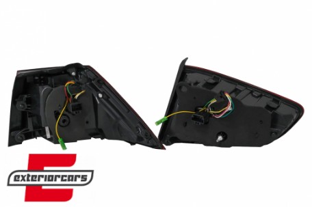 Full LED stražnja svjetla SEQ žmigavci Facelift G7.5 look (crvena) / VW Golf 7 & 7.5 VII (2012-2019), LDVWV0