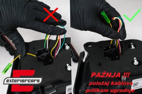 Full LED stražnja svjetla SEQ žmigavci Facelift G7.5 look (smoke) / VW Golf 7 & 7.5 VII (2012-2019), LDVWV1